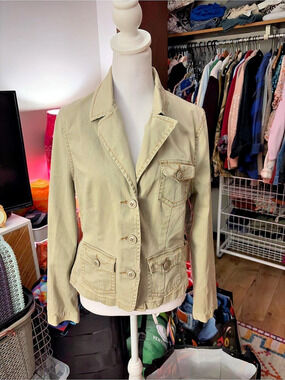 SASHIMI Utility Jacket in Green Size Large